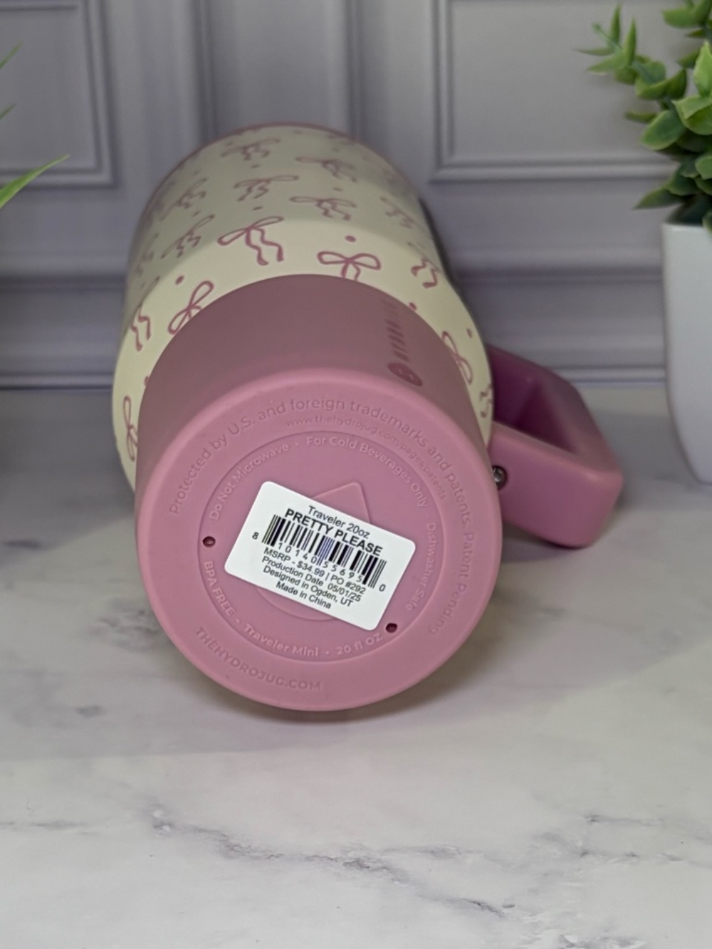 HydroJug Pretty Please 20oz Traveler BNWT - Picture 6 of 6